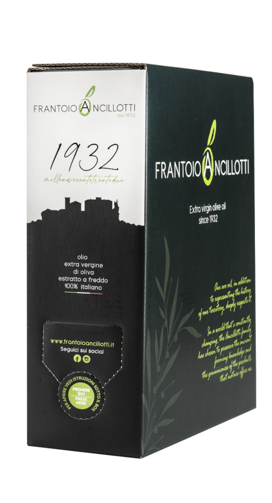 3-litre bag-in-box of traditional 1932 extra virgin olive oil