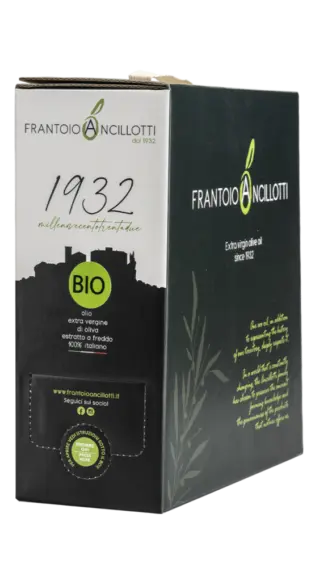 Olio Extravergine di oliva biologico italiano 2026/27 - Bag in box 5L - Frantoio Ancillotti