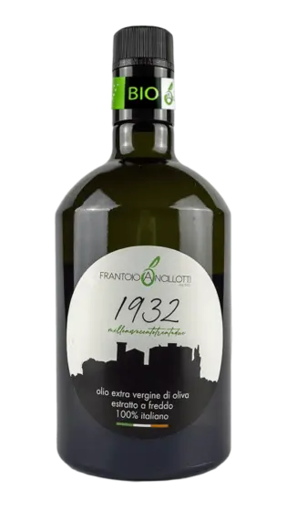 Olio Extravergine di oliva biologico italiano 2026/27 - Bottiglia 0,75L - Frantoio Ancillotti