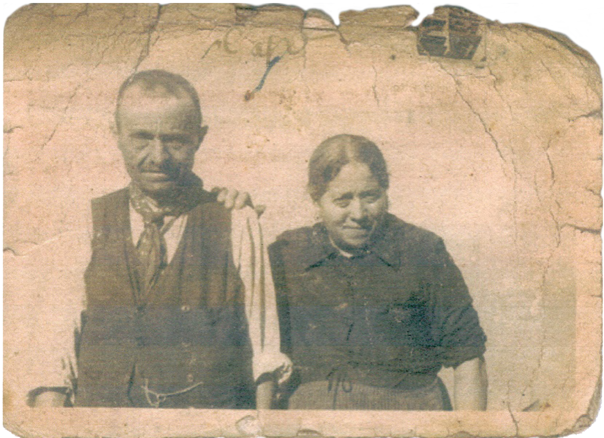 Fotografia d'epoca di Orlando Ancillotti, fondatore del frantoio