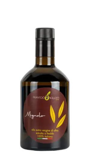 Olio Extravergine di oliva monocultivar Mignola italiano 2026-27 - Bottiglia 0,50L - Frantoio Ancillotti
