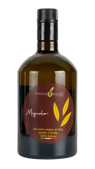 Olio Extravergine di oliva monocultivar Mignola italiano 2026-27 - Bottiglia 0,75L - Frantoio Ancillotti